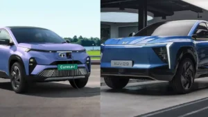 મહિન્દ્રા XUV E9 અને ટાટા કર્વ ઈવી: ભાવ, રેન્જ અને મુખ્ય ફીચર્સની તુલના